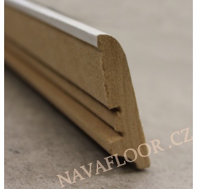Soklová lišta KP 60 Bílá 00088 MDF délka 2,4m