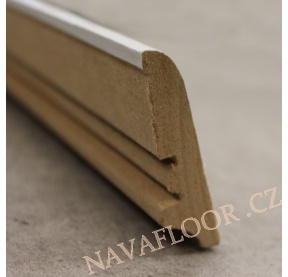Soklová lišta KP 60 Bílá 00088 MDF délka 2,4m