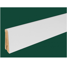 Originální soklová lišta Egger L201 bílá MDF 60 x 2400 mm
