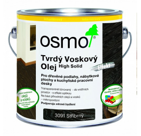 Osmo Tvrdý voskový olej EFEKT 3091 stříbrná