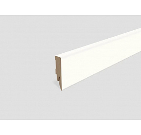 Soklová lišta Egger Cubical 6cm BÍLÁ MDF délka 2,4m 