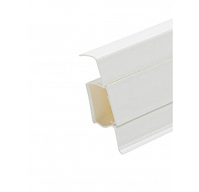 Plastová soklová lišta Döllken SLK 60 Q BÍLÁ 1137 délka 2,5m