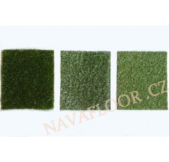 VZORKY Umělý travní koberec výběr SADA