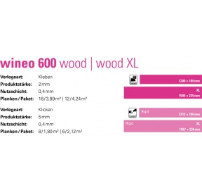  Wineo 600 Wood XL zámkový rigid vinyl Barcelona Loft RLC191W6