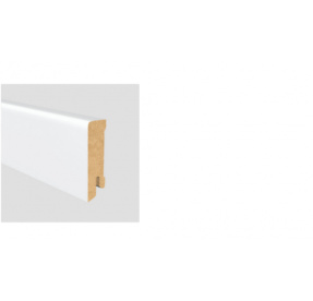Soklová lišta Modern 80 16x80 MDF Bílá délka 2,5m