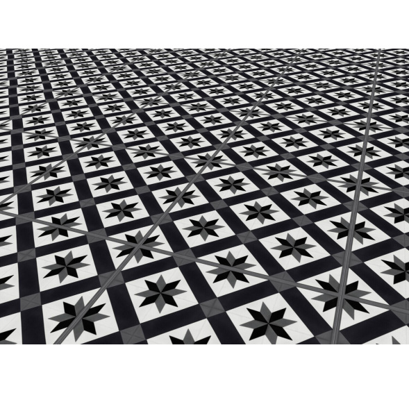 Gerflor Senso Unik CORDOBA BLACK 1034 samolepící tl. 3,5mm