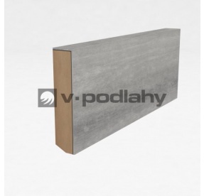 Soklová lišta Vepo Silica Dark (7231-6) délka 2,4m
