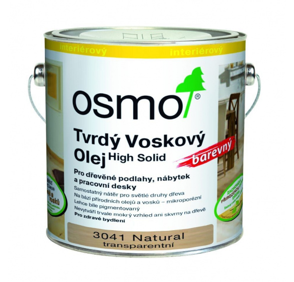 Osmo Tvrdý voskový olej 3041 EFEKT NATURAL 2,5 L