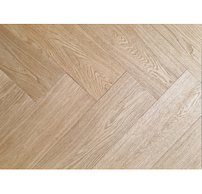 NAVA Wood DUB OLEJ NATUR Herringbone třívrstvá dřevěná